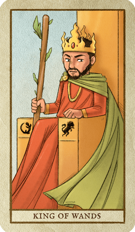 Değnek Kralı Tarot Kartı Anlamı