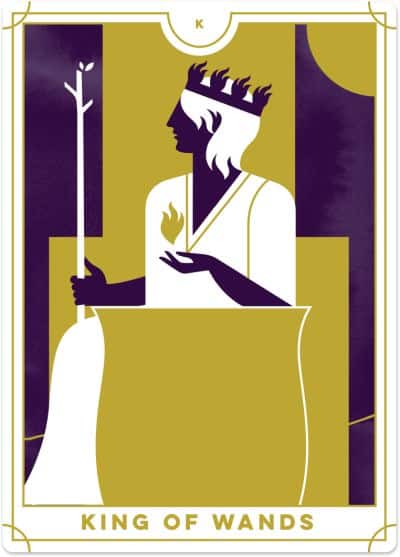 Değnek Kralı Tarot Kartı Anlamı