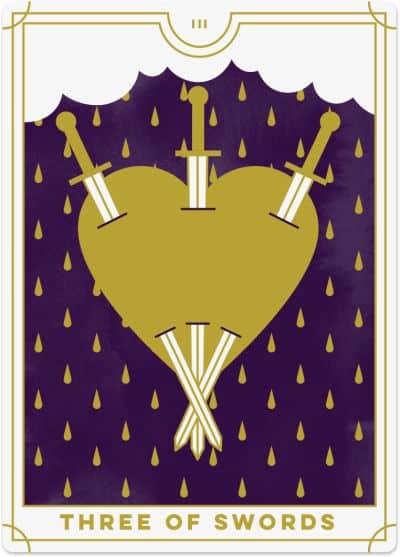 Kılıç Üçlüsü Tarot Kartı Anlamı