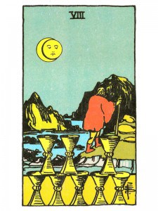 Kupa Sekizlisi Tarot Kartı Anlamı