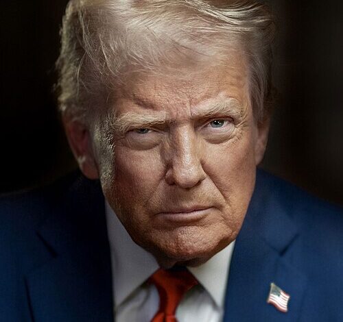 Official portrait of Donald Trump
